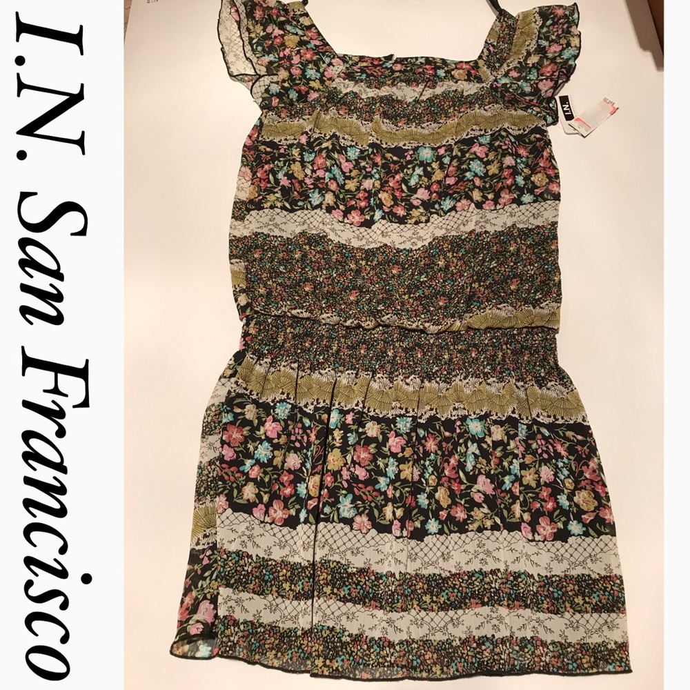 NWT I.N. San Francisco dress jumper L - Picture 2 of 10